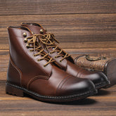 Durable Leather Ranger Boots
